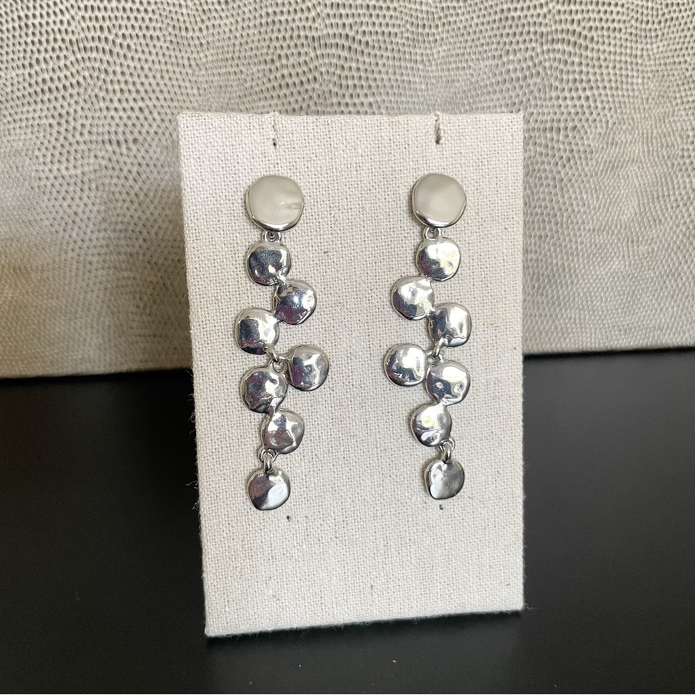 Stella & Dot Metal Bubbles Convertible Earrings NWT